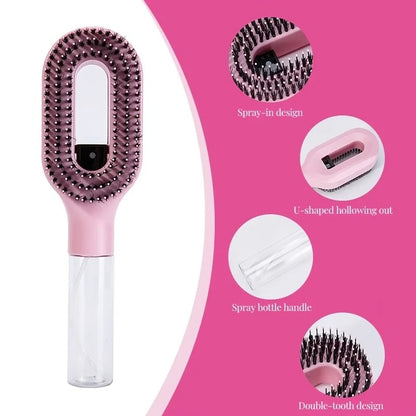 HydraMist U-Shape Spray Hair Brush 3