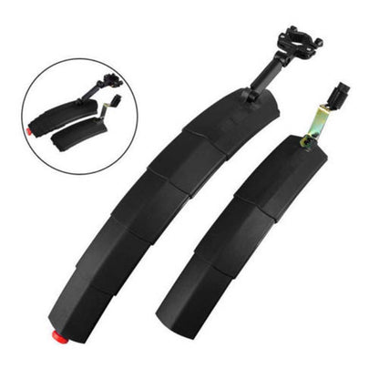 Bicycle retractable mudguard-super pressure resistant, with taillights 3