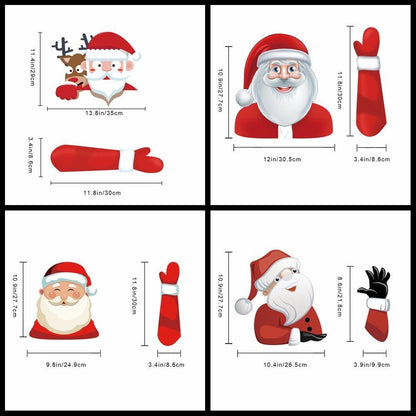 Santa Claus Waving WiperTag with Decal 3