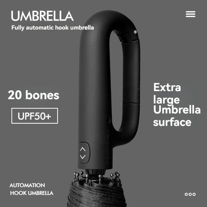 Sturdy Windproof Reflective Safety Ring buckle umbrella 3