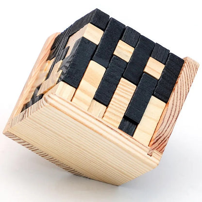 3D Wooden Cube Puzzle 3