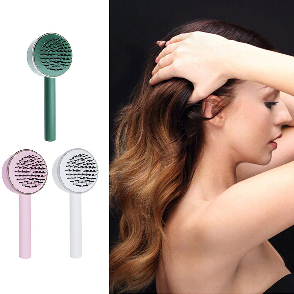 One-key Self-cleaning Hair Brush 3