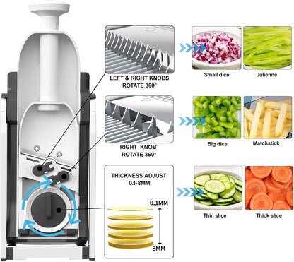 5 in 1 Safe Mandoline Slicer 3