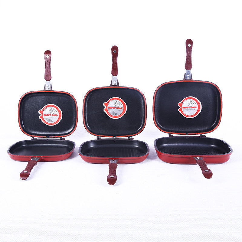 Double side grill fry pan 3