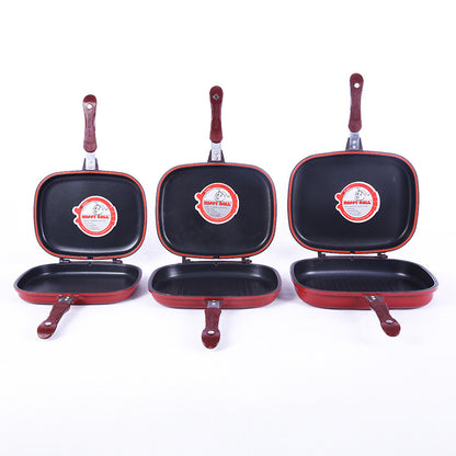Double side grill fry pan 3