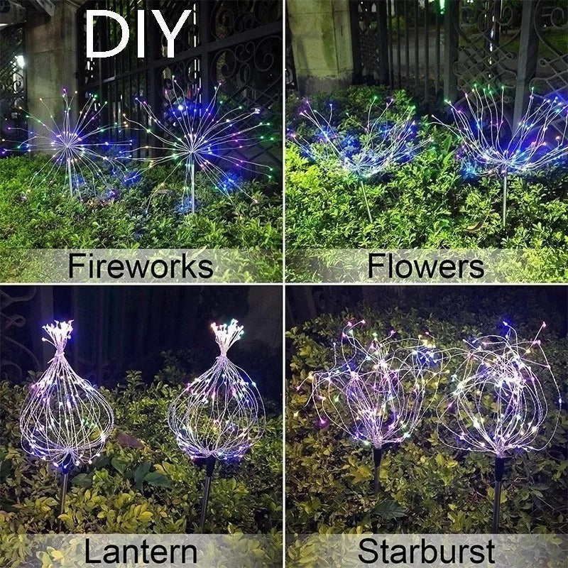 Waterproof  Solar Garden Fireworks Lamp 1