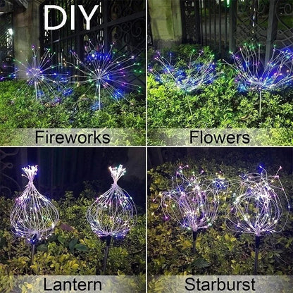 Waterproof  Solar Garden Fireworks Lamp 1