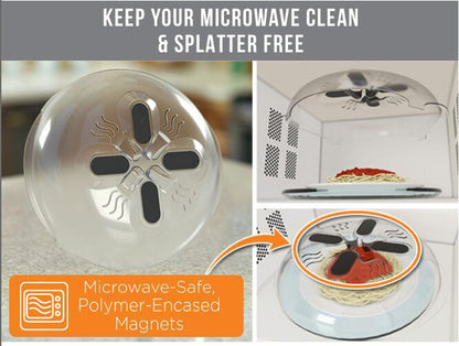 Hover Cover - Microwave Splatter Cover 3