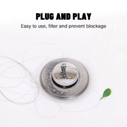 Anti Odor Stainless Steel Pop Up Sink Drain Filter 3