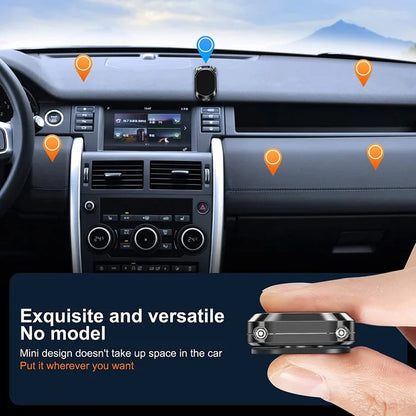 Alloy Folding Magnetic Car Phone Holder 3