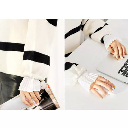 Layered Sleeve Wrist Cuff 3