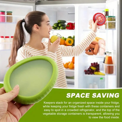 Reusable Silicone Food Saver Containers-SET of 4 3