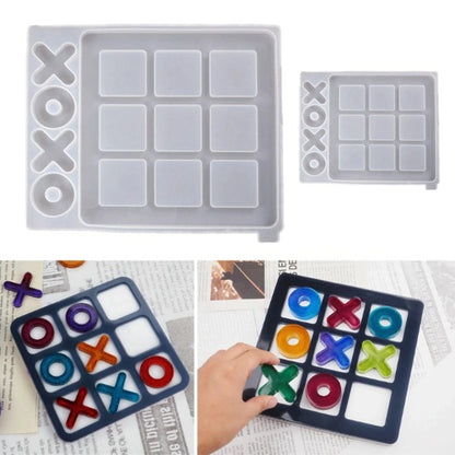 Tic Tac Toe Silicone Mold 3