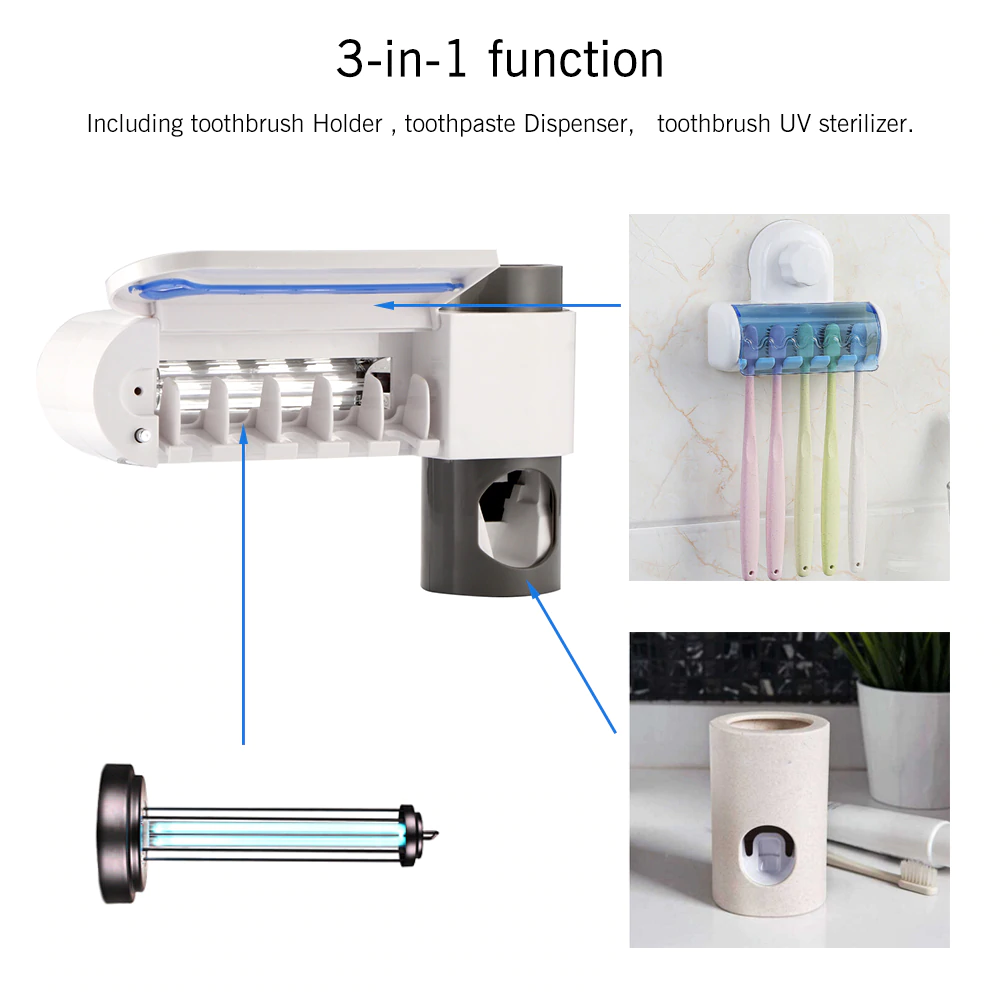 2-IN-1 Ultraviolet Toothbrush Disinfector 3
