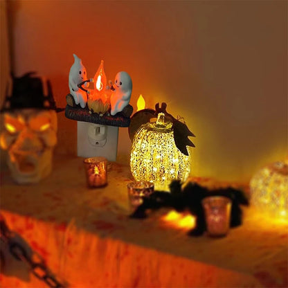 Halloween Ghost Campfire Night Light 3