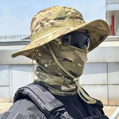 Cooling Neck Gaiter Face Mask Boonie Hat Set! 3