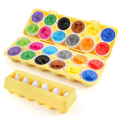 Baby Learning Color & Shapes Matching Egg Toy 3