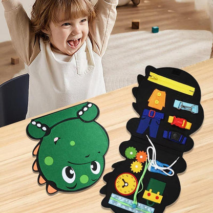 Montessori Dino Busy Board 3
