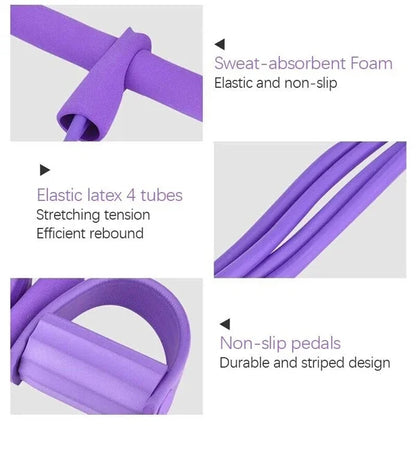 Multifunctional Pedal Resistance Elastic sit-up Bands 3