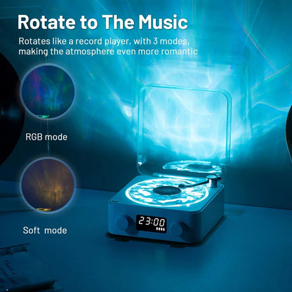 Waves Retro Bluetooth Vinyl Record Player 3