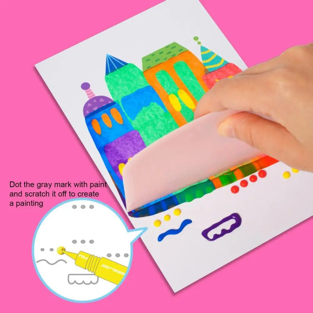 Children's Fun Book Doodle Scratch Toy 3