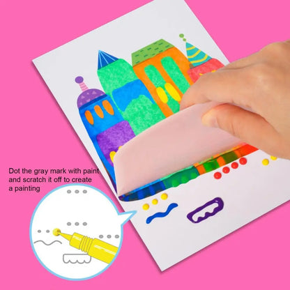 Children's Fun Book Doodle Scratch Toy 3