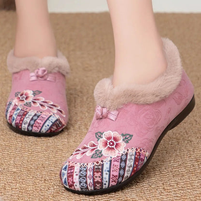 Cozy Embroidered Winter Slippers 3