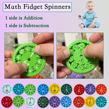 New Math Fidget Spinners-Full Set 2