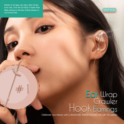 Ear Wrap Crawler Hook Earrings 3