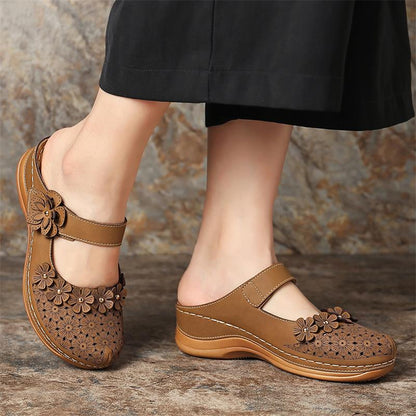 Women's Flower Hollow Out Sandals 3