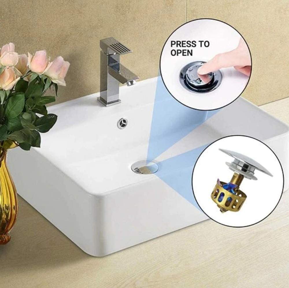 Universal wash basin bounce drain filter 3