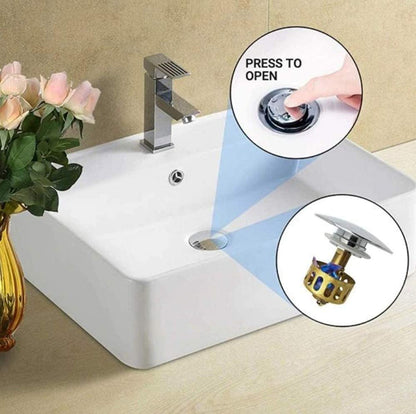 Universal wash basin bounce drain filter 3