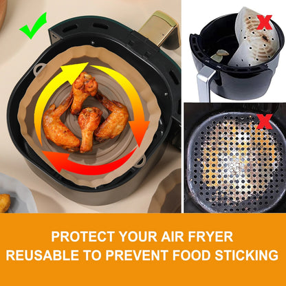 Air Fryer Silicone Baking Tray 3