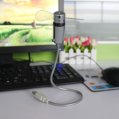 LED USB CLOCK FAN 3