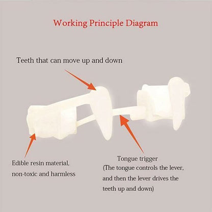 Automatic Retractable Halloween Vampire Fangs 3