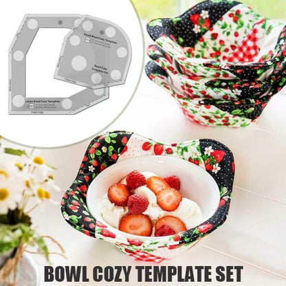 Bowl Cozy Template Cutting Ruler Set 3