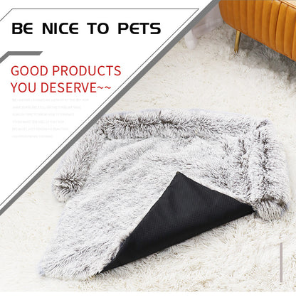 Sofa Plush Calming Dog Blanket 3