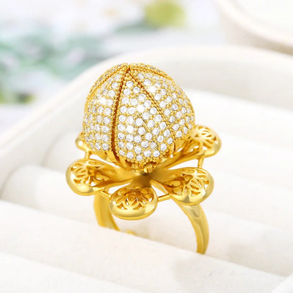 FLOCAW ADJUSTABLE FLOWER BLOOMING RING 3