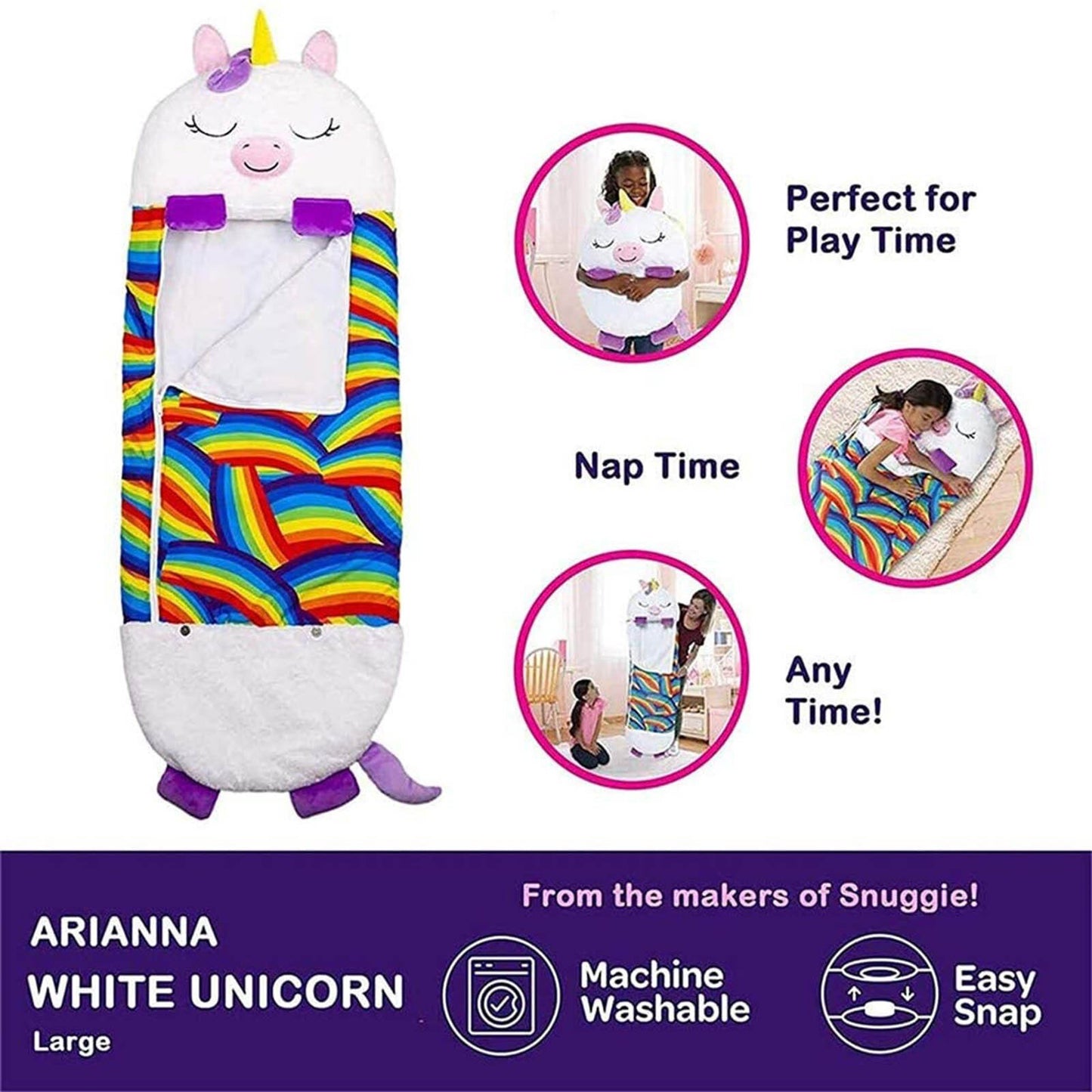 Happy Nappers | Play Pillow & Sleep Sack Surprise 3
