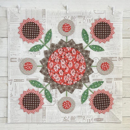 Sunflower Quilt Template Set 2