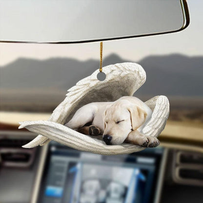 Dog Sleeping Angel Keychain 3