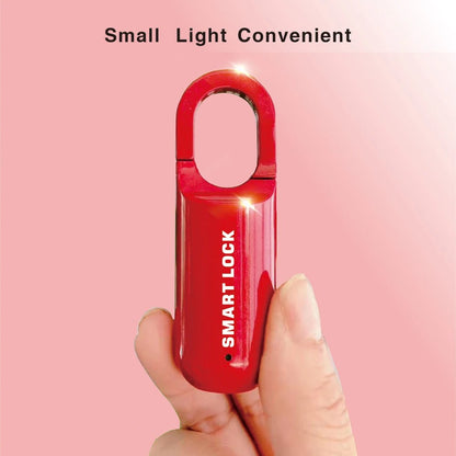 Portable Smart USB Rechargeable Fingerprint Padlock 3