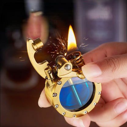 Retro Transparent Tank Metal Lighter 3