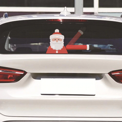 Santa Claus Waving WiperTag with Decal 1