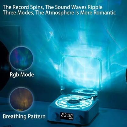 Premium Waves Retro Bluetooth Vinyl Record Player 3