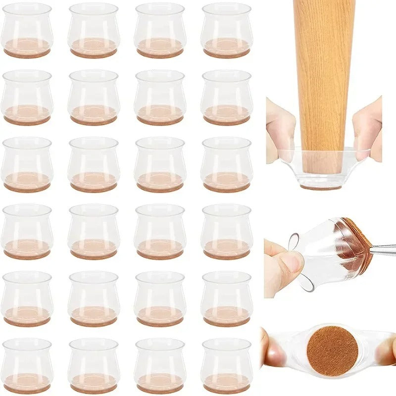 Silicone Chair Leg Caps – Floor Protector Pads 3