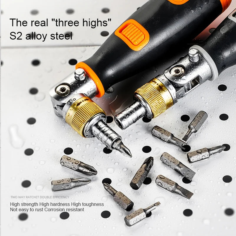 Universal Two Way joint Ratchet screwdriver 3