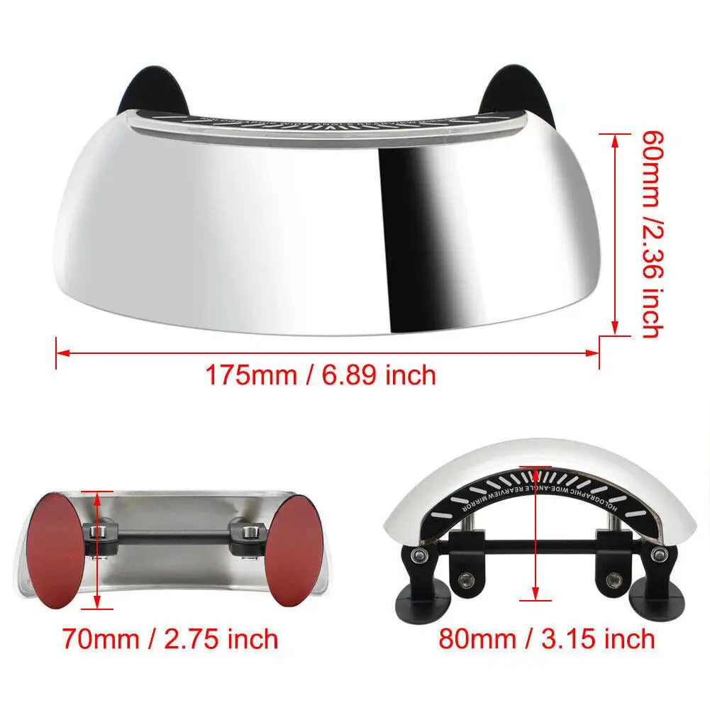 Universal Motorcycle Wide Angle Rearview Mirror 3