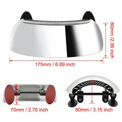 Universal Motorcycle Wide Angle Rearview Mirror 3