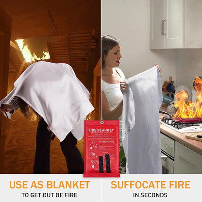 Fiberglass Emergency Fire Blanket 3